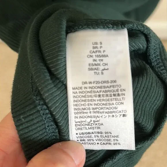 Daily Ritual Ribbed Turtleneck Dress - Picture 4 of 5